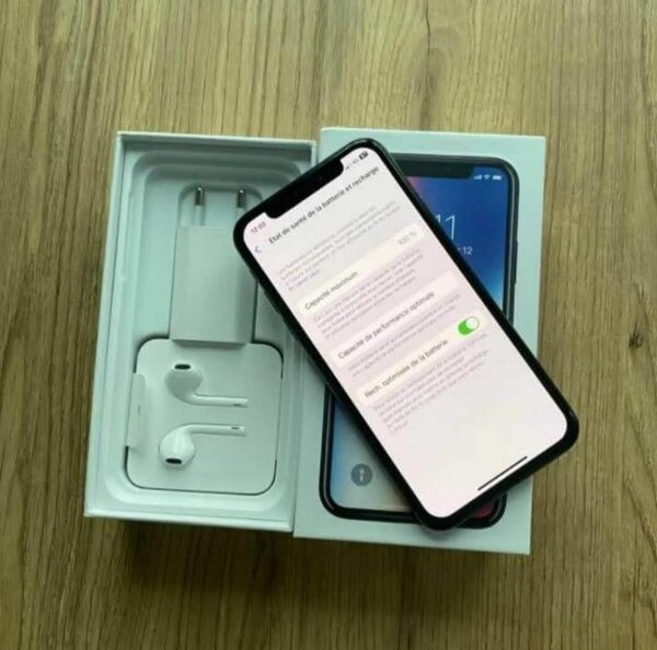 iPhone X avec accessoires