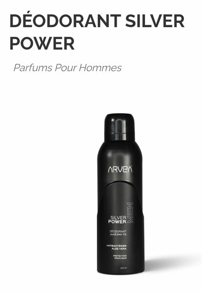 Déodorant silver power Arvea