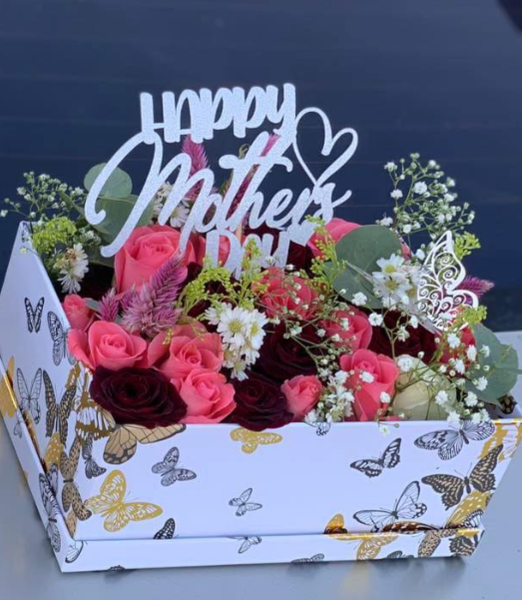 Flowers in a box