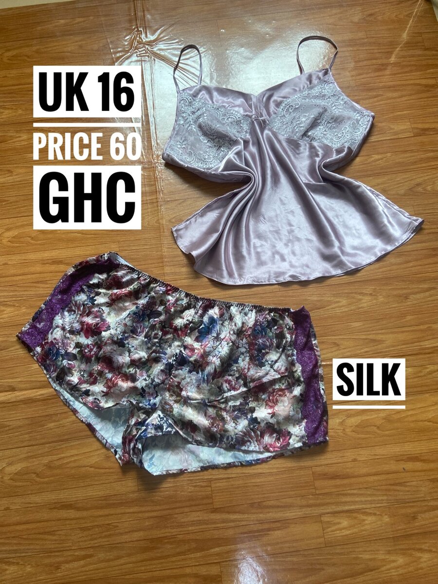 Silk nightwear