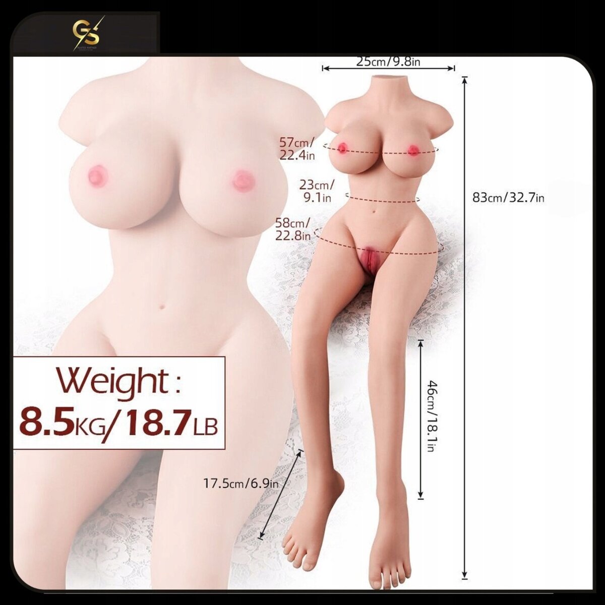 Poupée réaliste en silicone réaliste