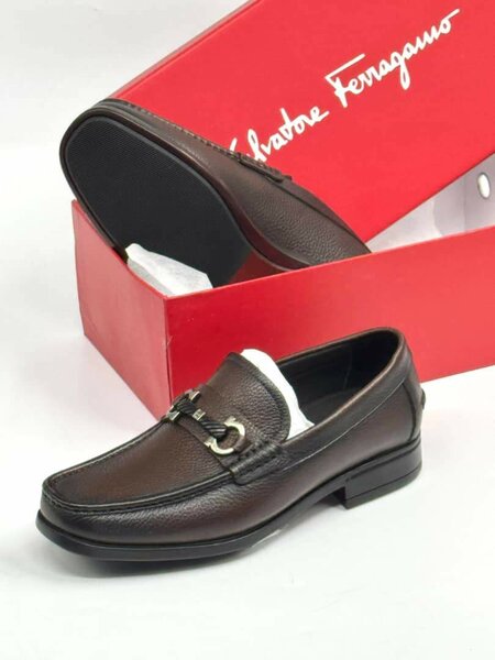Brown office shoes