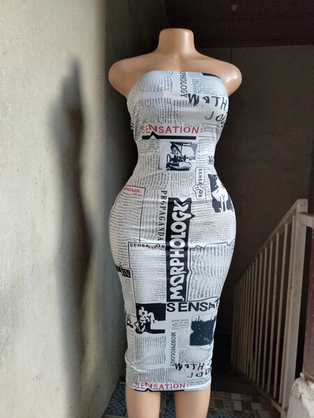 Robe Tube Imprimée Originale
