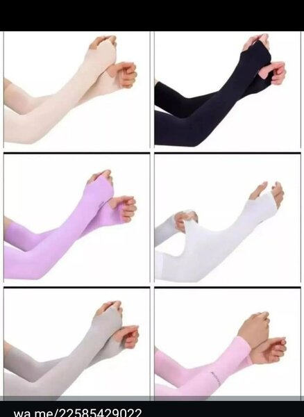 Manchettes de bras anti-UV