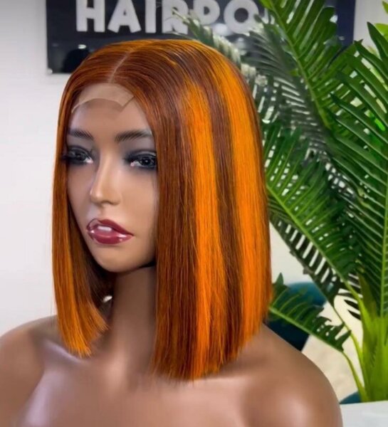 The wig and straight to the shoulder 1