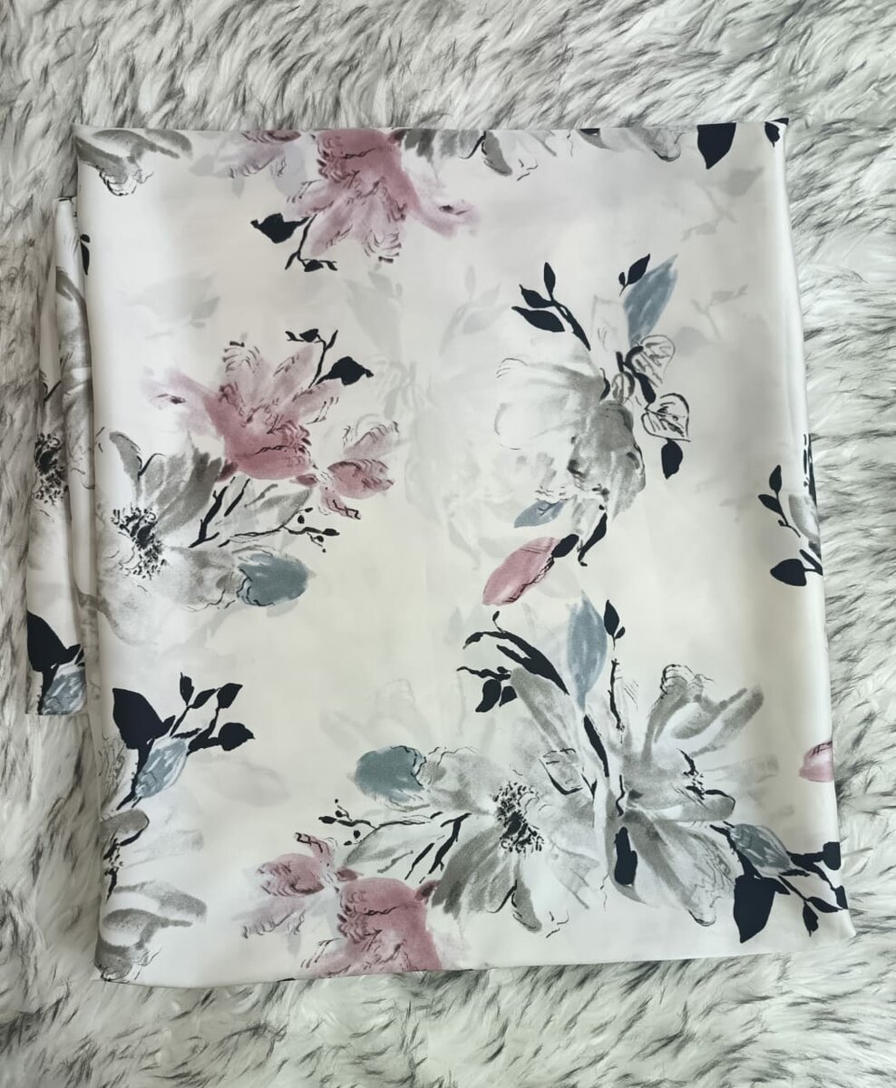 Tissu en Soie imprimée