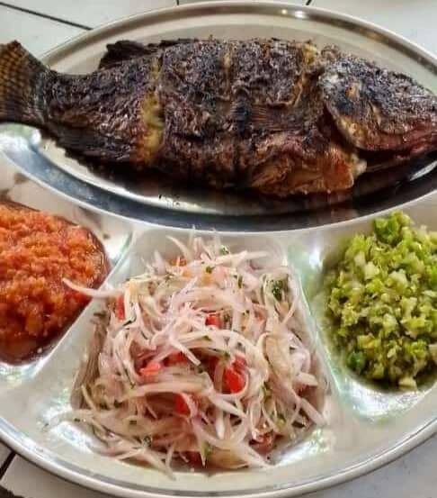 Poissons braisés