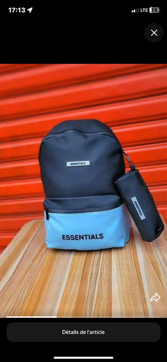 Sac à dos Essentials moderne