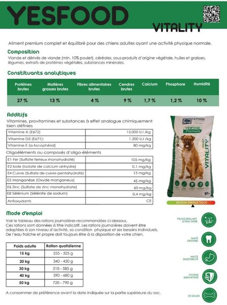 Yesfood Vitality