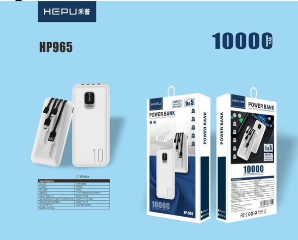 Power Bank HEPU HP965 10000mAh
