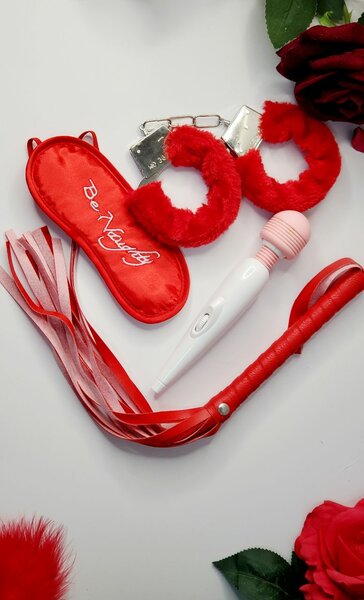 Set BDSM Érotique Rouge