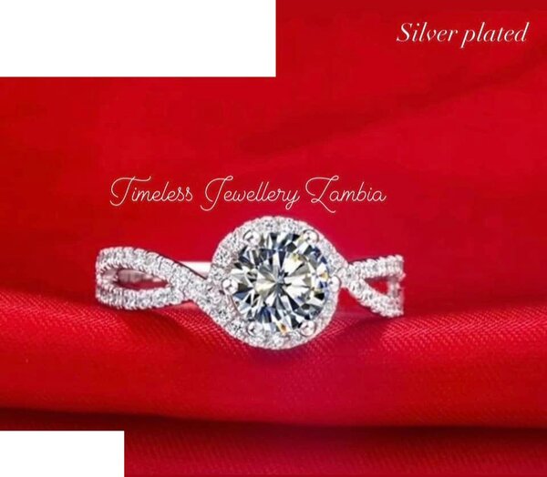 Silver plated ring
