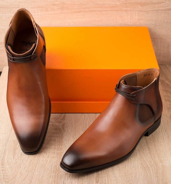 Bottines en cuir élégantes
