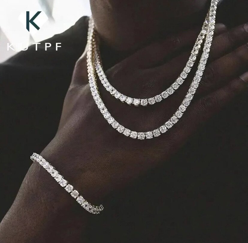 Collier VVS et Bracelet Homme