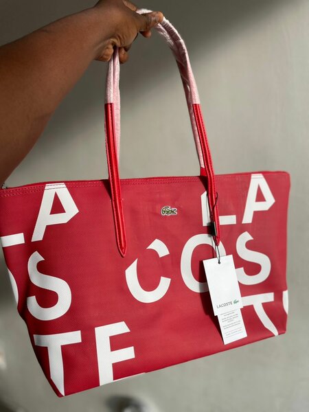 Sac à main Lacoste rouge