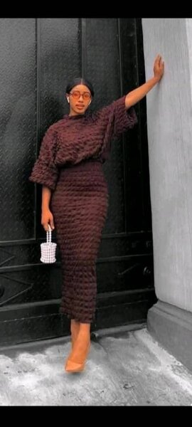 Robe élégante en maille