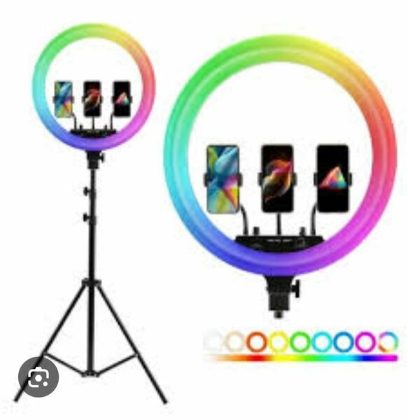 Anneau lumineux RGB pour smartphone