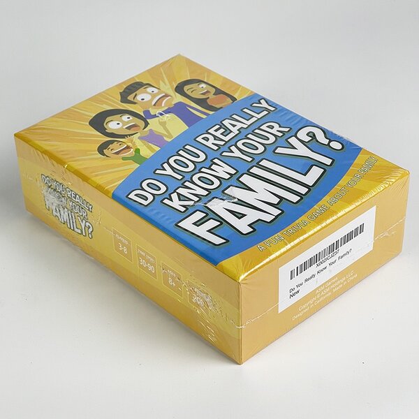 DO YOU REALLY KNOW YOUR FAMILY? card game