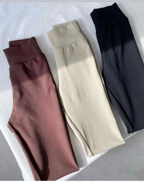 Ribbed leggings