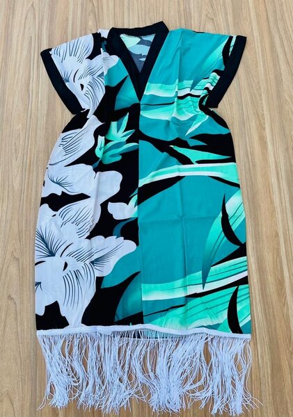 Fringe bubu dress