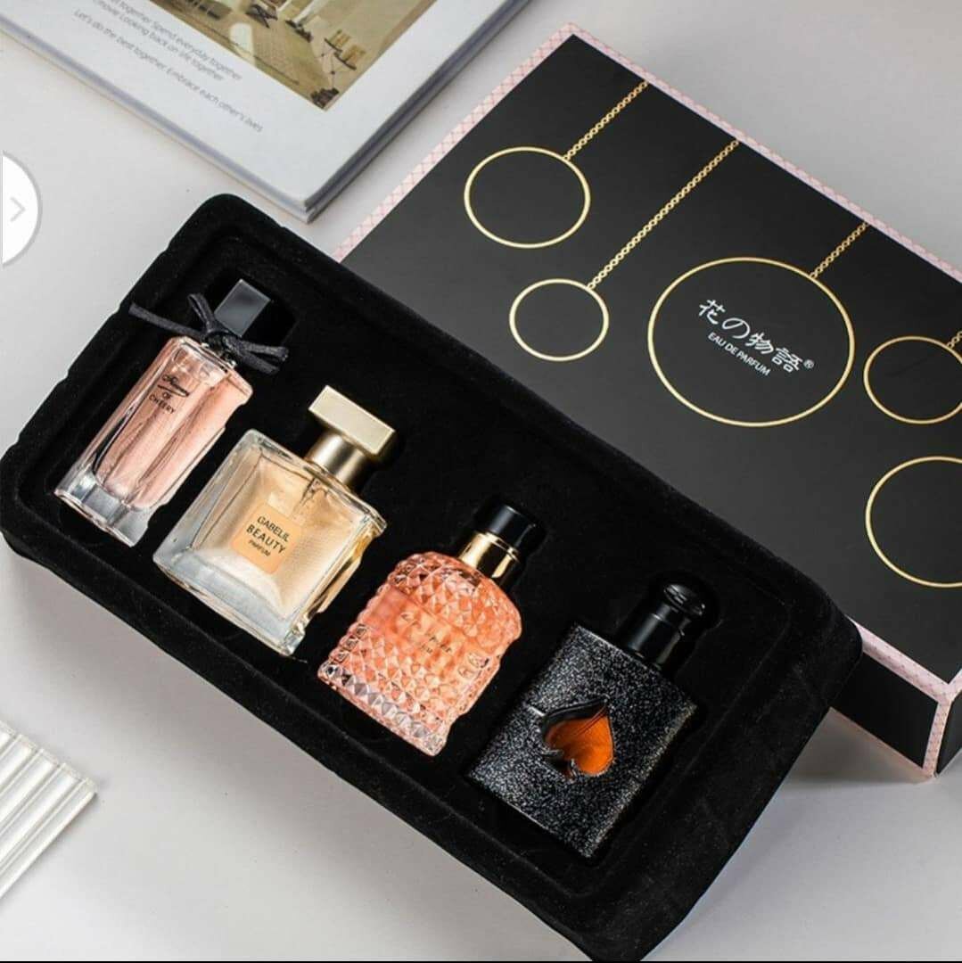 4 sets 9f nice scented perfumes