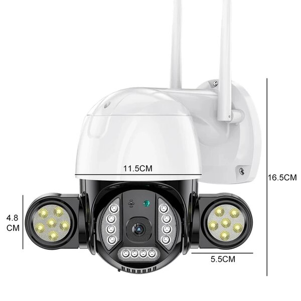 5mpix Ptz Tuya Smart Cctv camera
