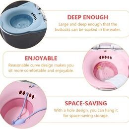 Sitz Bath for Toilet Seat, Postpartum Care, Sits Bath Kit .