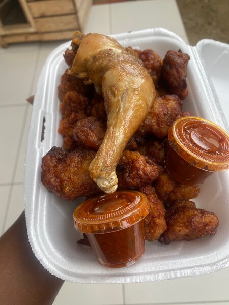 Poulet Frit avec claclo