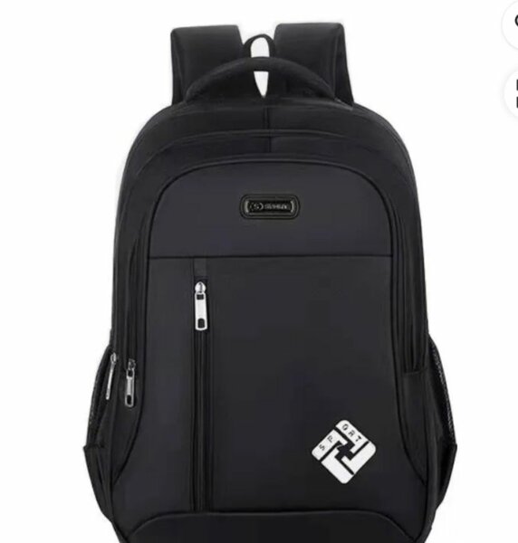 Durable Black Laptop Backpack