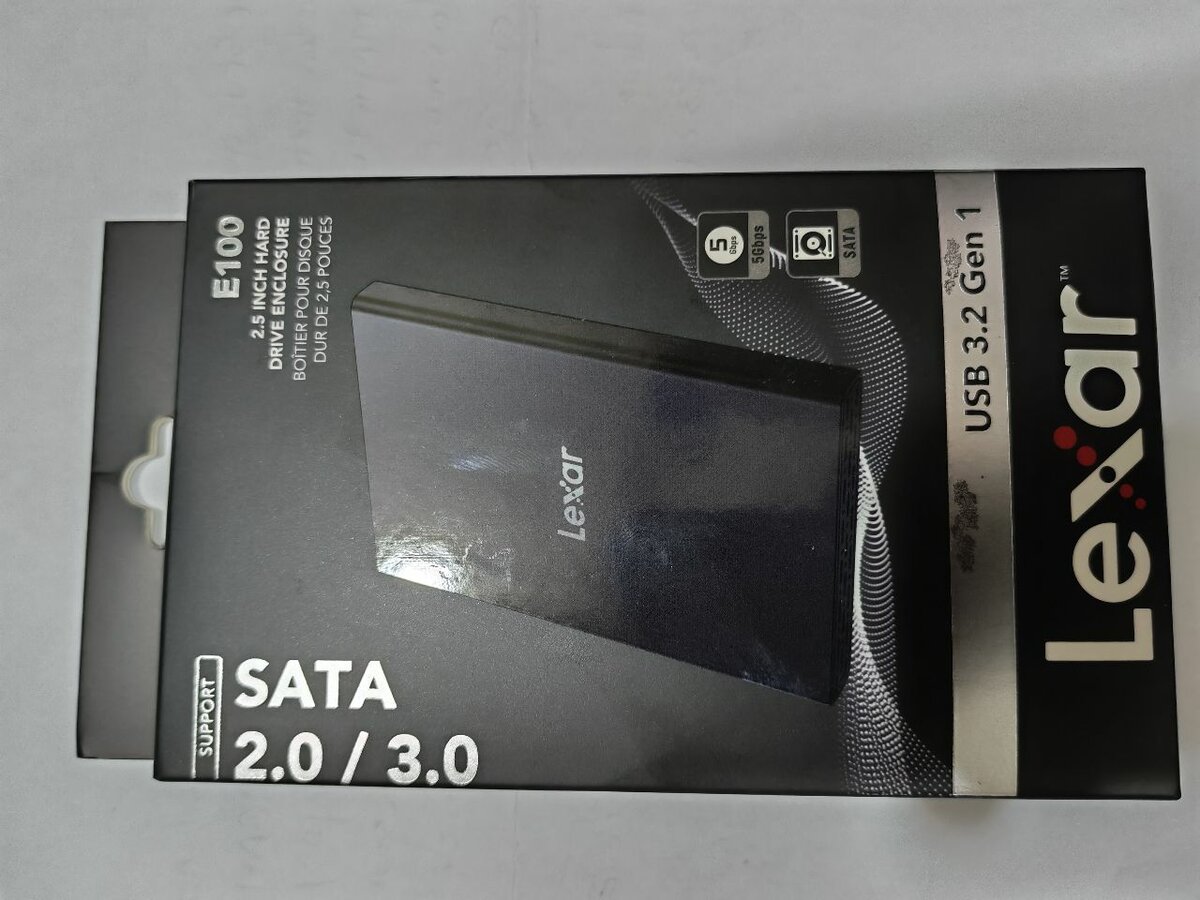 Lexar E100 Boîtier Disque Dur 2.5" USB 3.2