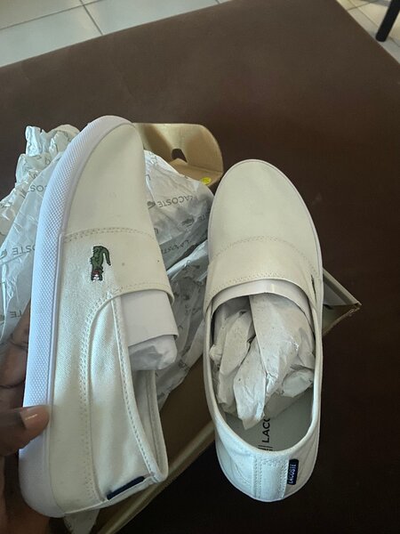 Chaussures Baskets Blanches Lacoste