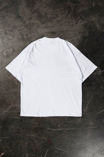 T-shirt blanc unisexe