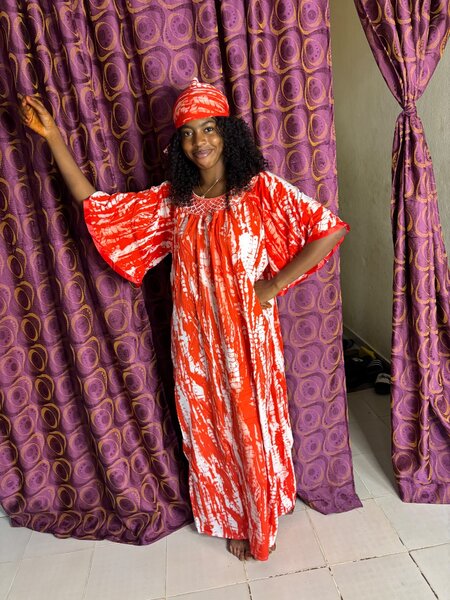 Boubou et voile