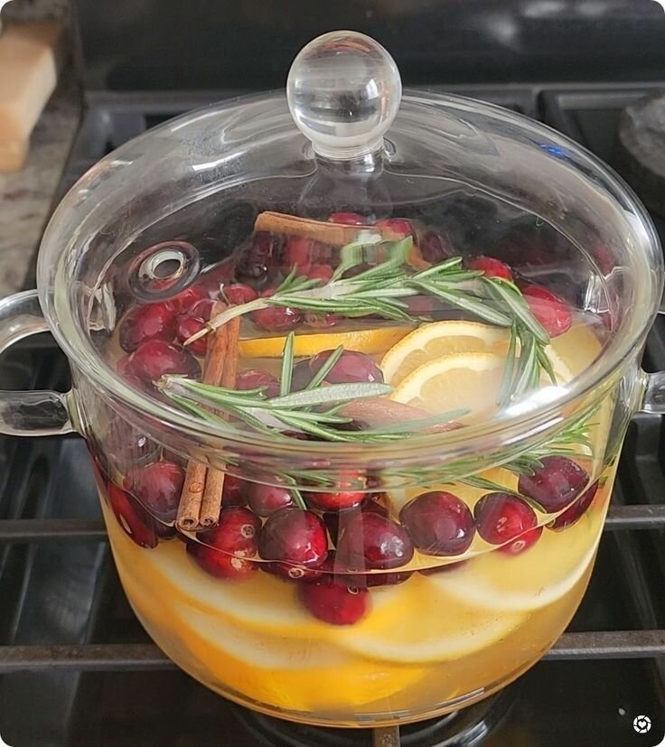 Glass cooking pot