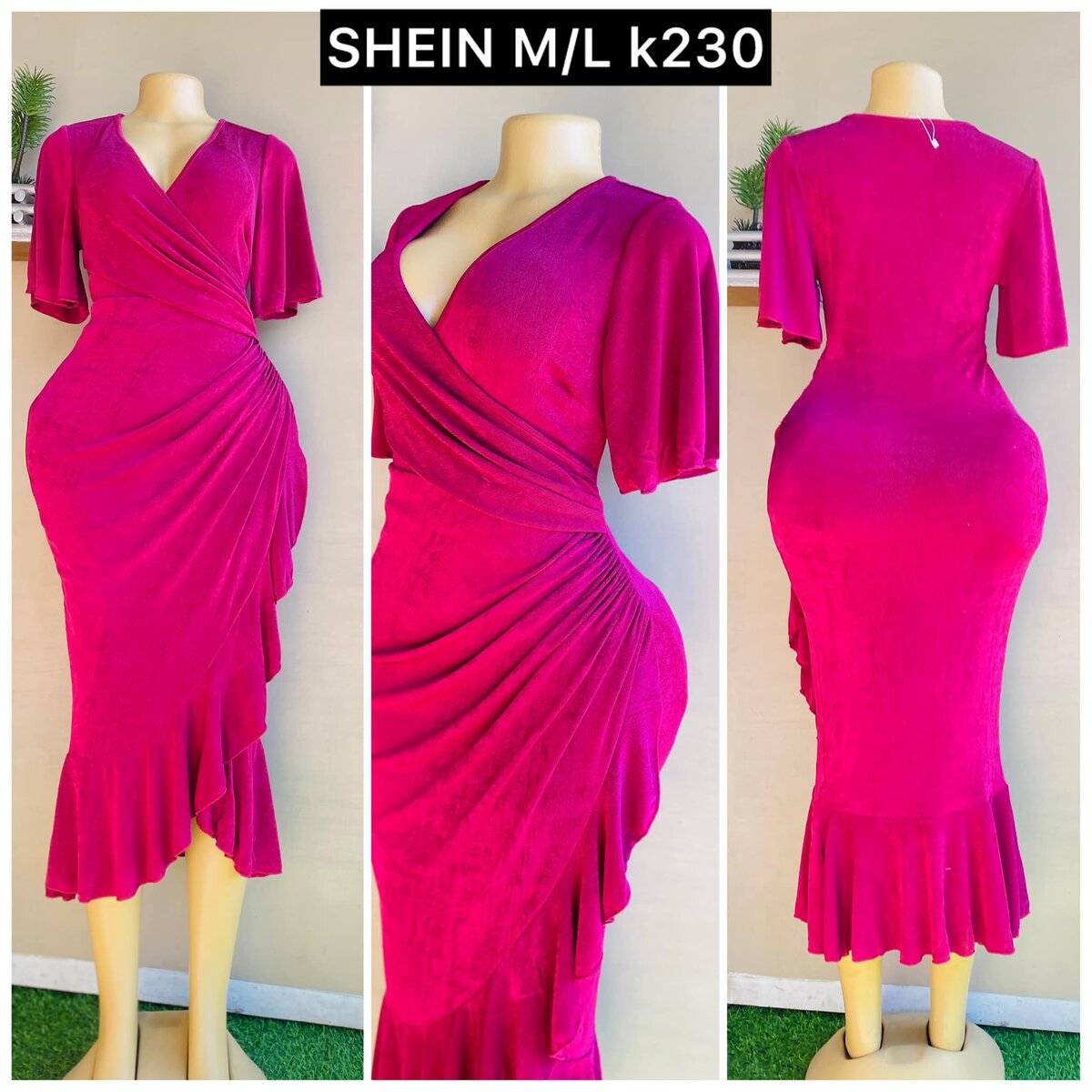 pink dress