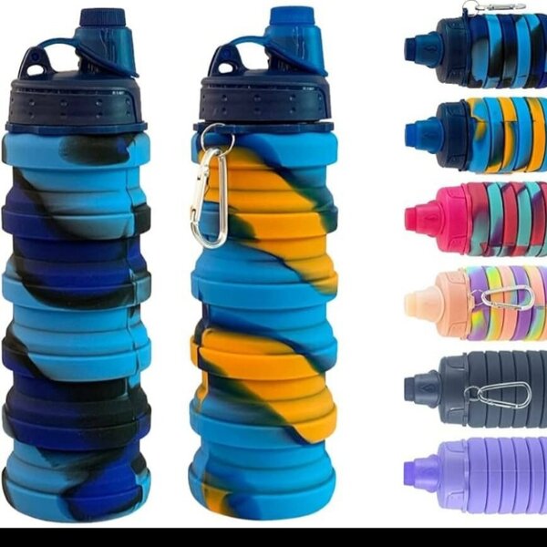 Collapsible Silicone Water Bottle