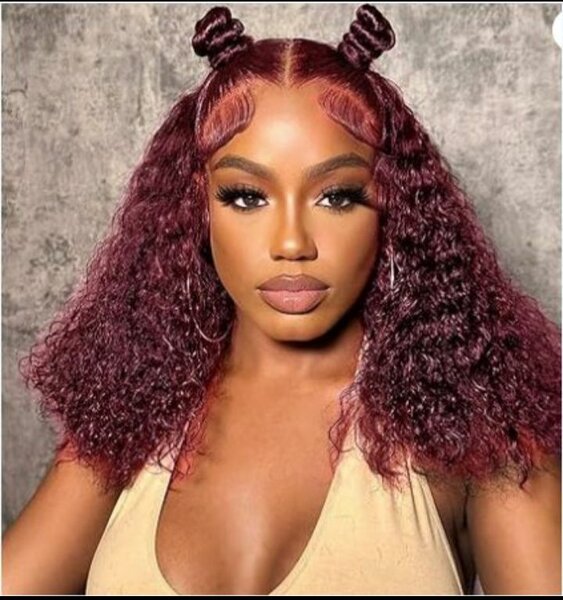 Lace front wig
