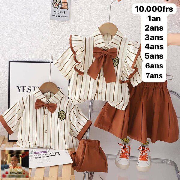 Ensemble 2 pièces filles et garçons