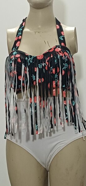 Maillot de bain à franges femme