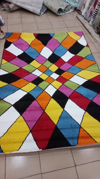 Colorful Geometric Area Rug