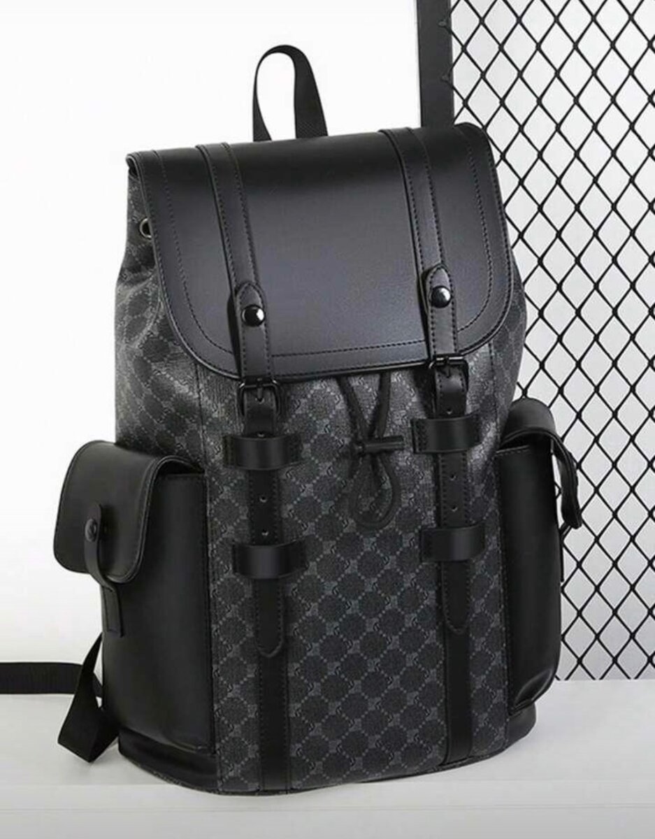 Leather laptop bag