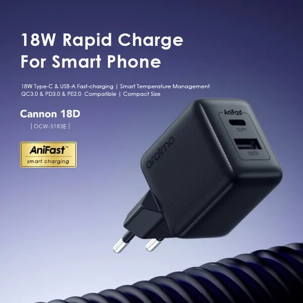 Chargeur oraimo Cannon