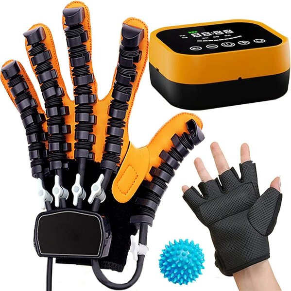 Rechargeable Robotic Hand Therapy Gloves for Stroke Recovery