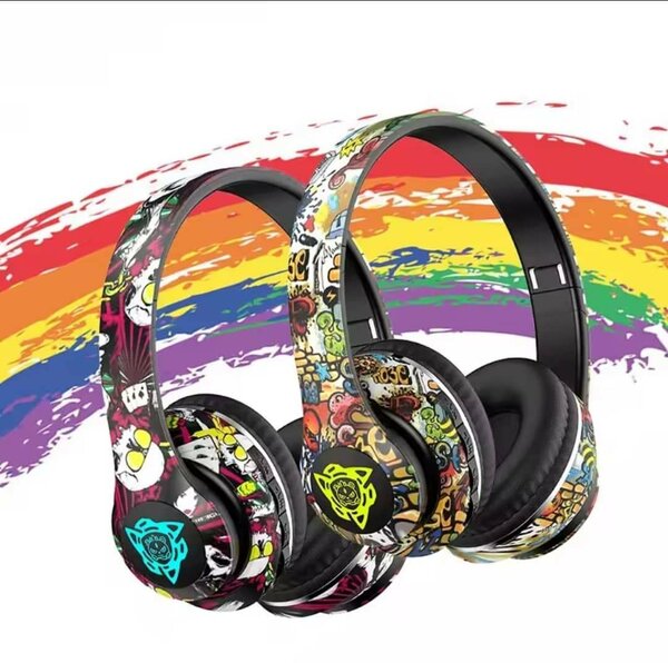 Casque sans fil graffiti P35