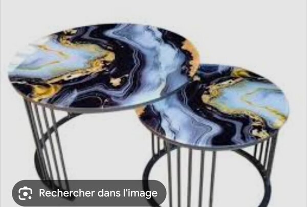 Tables d'appoint design marbre
