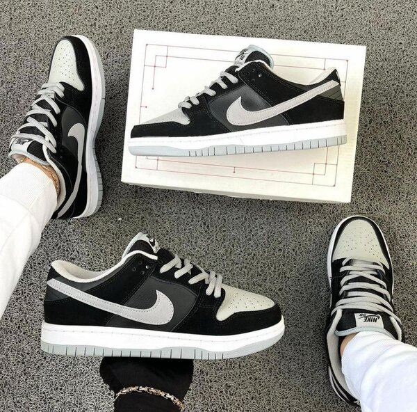 Sneakers basses noir-gris