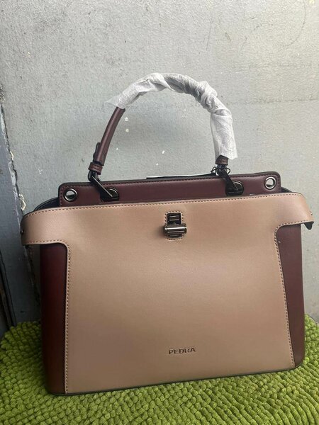 Stylish Two-Tone Handbag