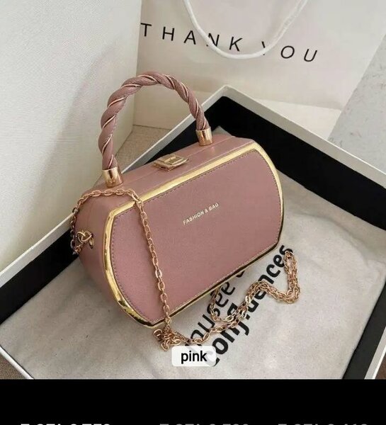 Fashion bag saumon