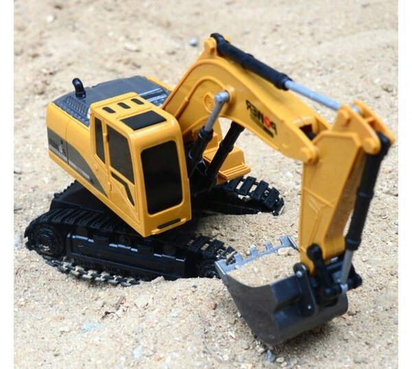 1:24 6CH MINI BULLDOZER TOY WITH REMOTE CONTROL & LIGHT