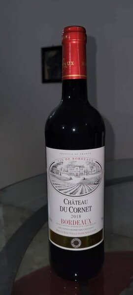 Vin Rouge Château du Cornet 2018